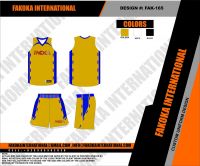 Golden Basketball Uniforms